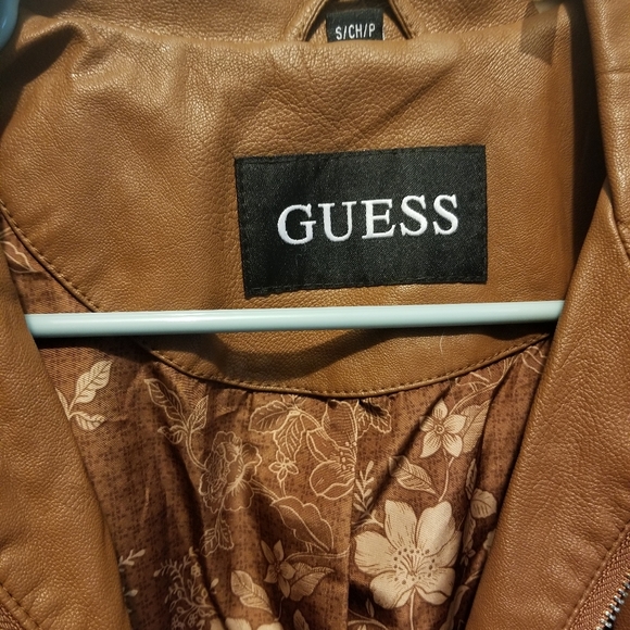 Nice womans brown leather jacket - Picture 2 of 4